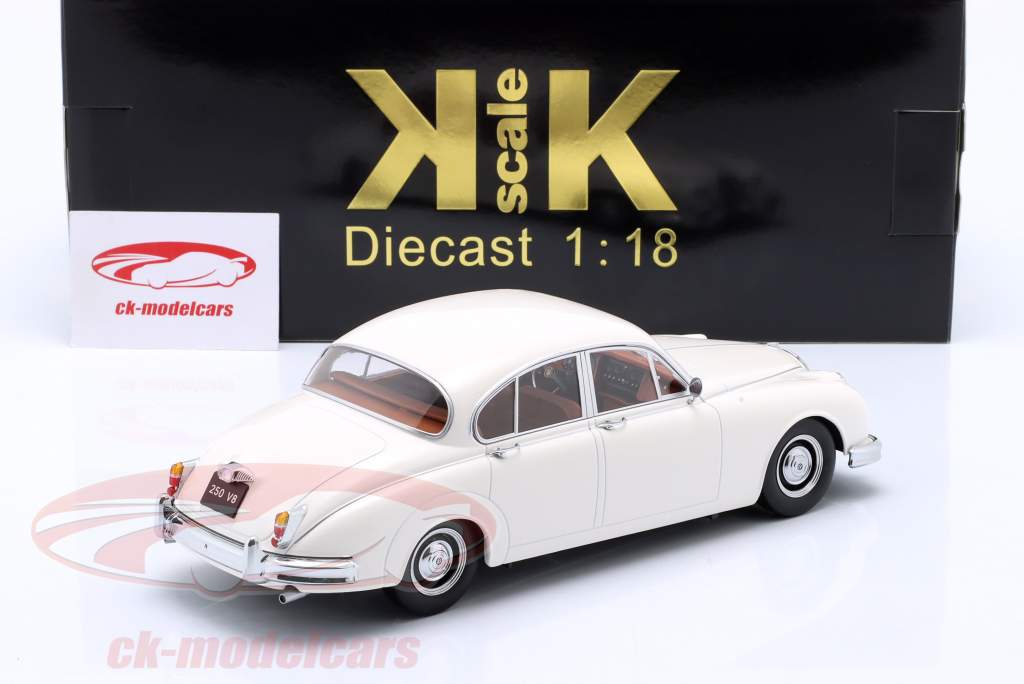 Daimler 250 V8 LHD Byggeår 1962 hvid 1:18 KK-Scale