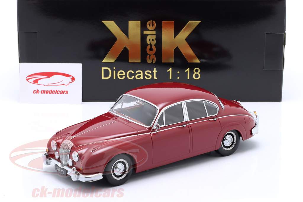 Daimler 250 V8 RHD 建設年 1962 赤 1:18 KK-Scale