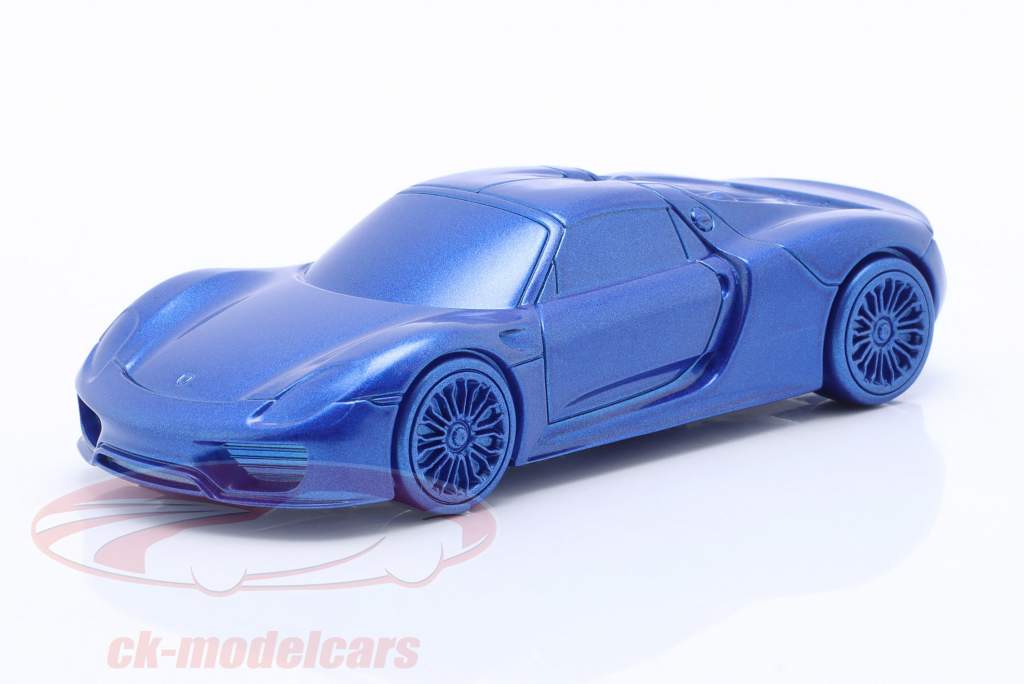 Porsche 918 Spyder Ручной льстец / пресс-папье синий 1:43