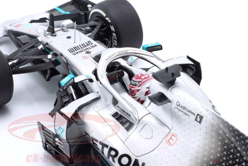 L. Hamilton Mercedes-AMG F1 W10 #44 Etats-Unis GP formule 1 Champion du monde 2019 1:18 Minichamps