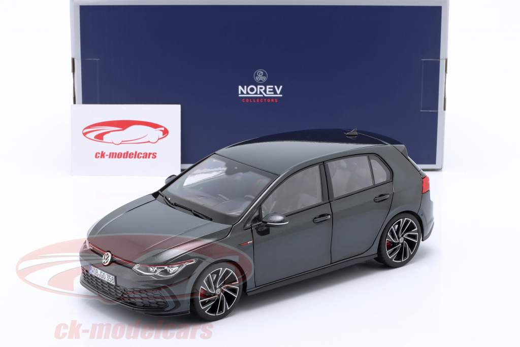Volkswagen VW Golf VIII GTi Año de construcción 2021 negro metálico 1:18 Norev