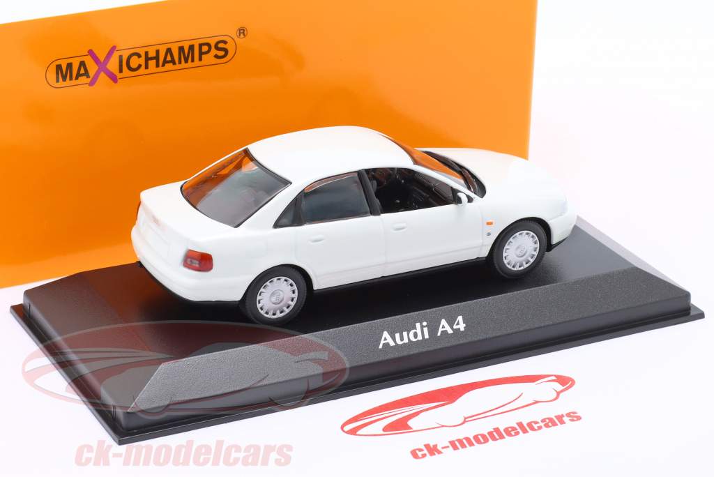 Audi A4 Année de construction 1995 blanc 1:43 Minichamps