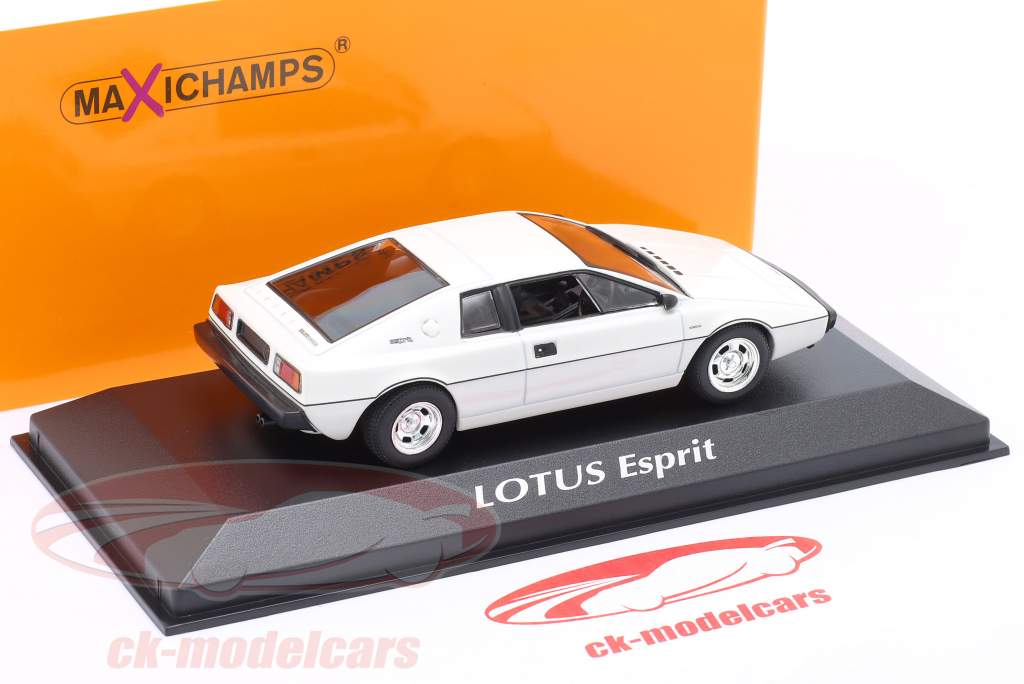 Lotus Esprit Turbo Año de construcción 1978 blanco 1:43 Minichamps