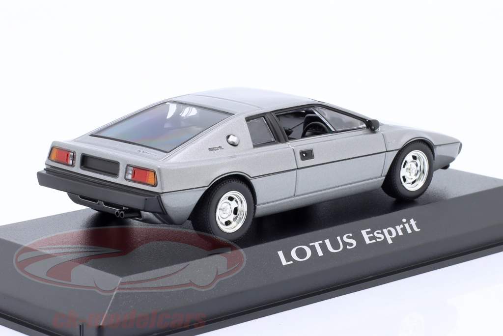 Lotus Esprit Turbo Bouwjaar 1978 zilver 1:43 Minichamps