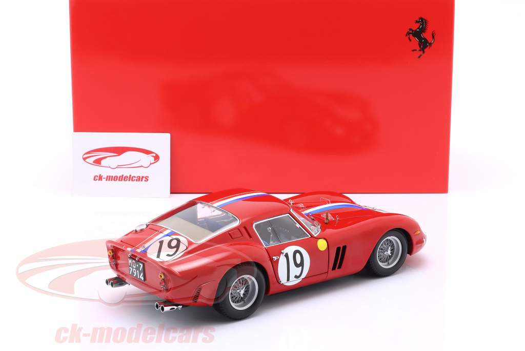 Ferrari 250 GTO #19 2-й 24h LeMans 1962 Guichet, Noblet 1:18 Kyosho