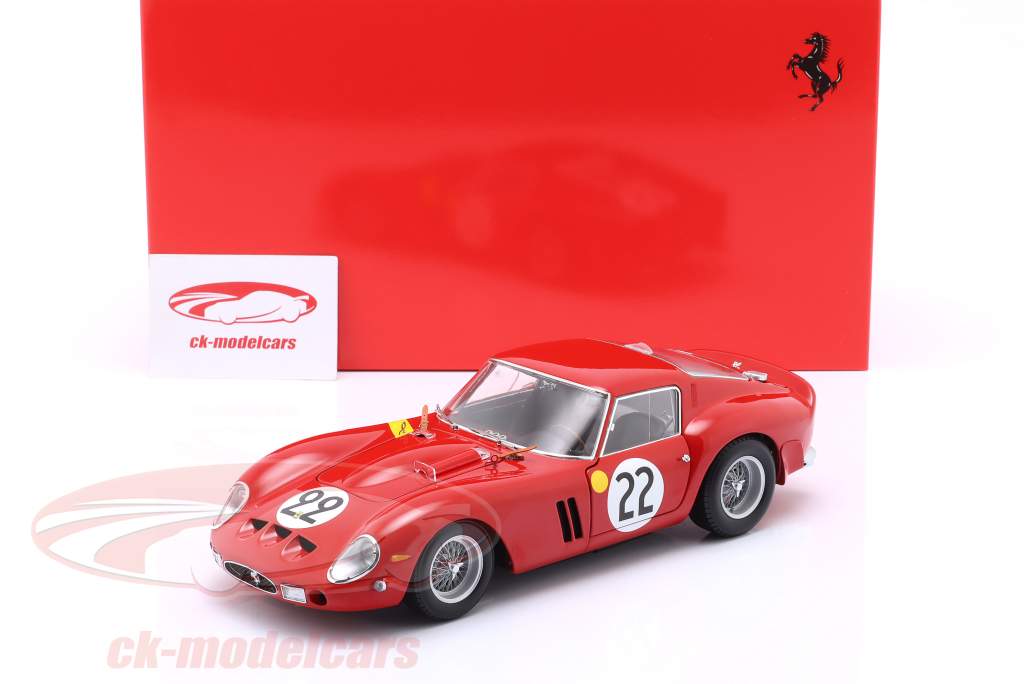 Ferrari 250 GTO #22 3er 24h LeMans 1962 Elde, Beurlys 1:18 Kyosho