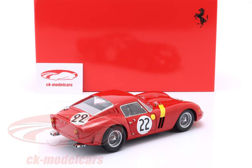 Ferrari 250 GTO #22 第三名 24h LeMans 1962 Elde, Beurlys 1:18 Kyosho
