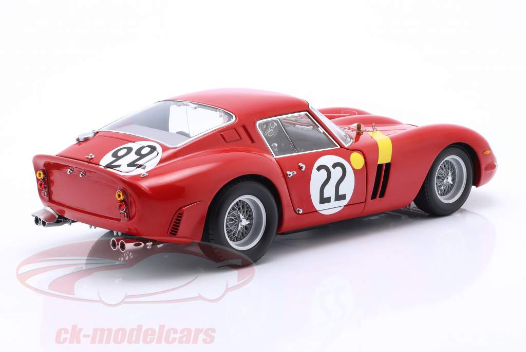 Ferrari 250 GTO #22 3ème 24h LeMans 1962 Elde, Beurlys 1:18 Kyosho