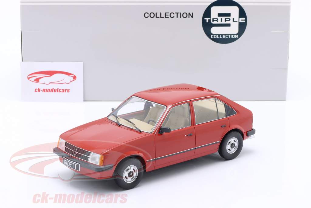 Opel Kadett D Anno di costruzione 1984 rosso 1:18 Triple9