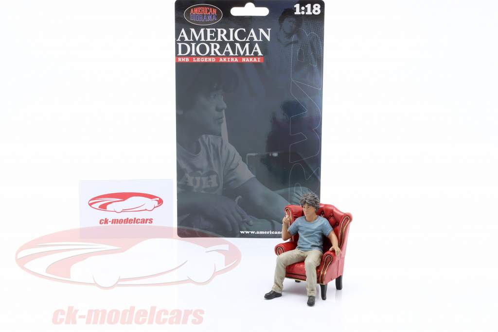 Легенда РББ Akira Nakai San фигура #1 с Кресло 1:18 American Diorama
