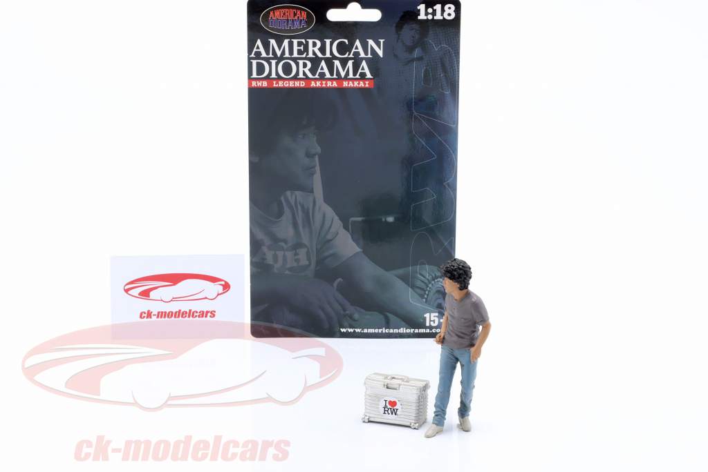Légende RWB Akira Nakai San chiffre #2 avec Boîte 1:18 American Diorama
