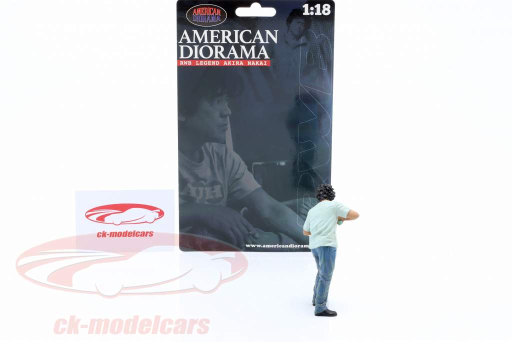 Lenda da RFB Akira Nakai San figura #3 com furadeira 1:18 American Diorama