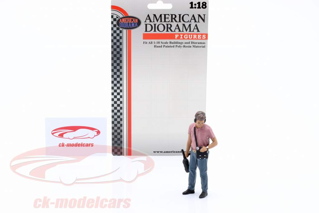 On Air chiffre #4 Ingénieur du son 1:18 American Diorama