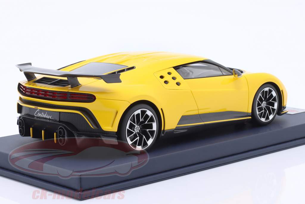 Bugatti Centodieci Byggeår 2022 gul 1:18 LookSmart