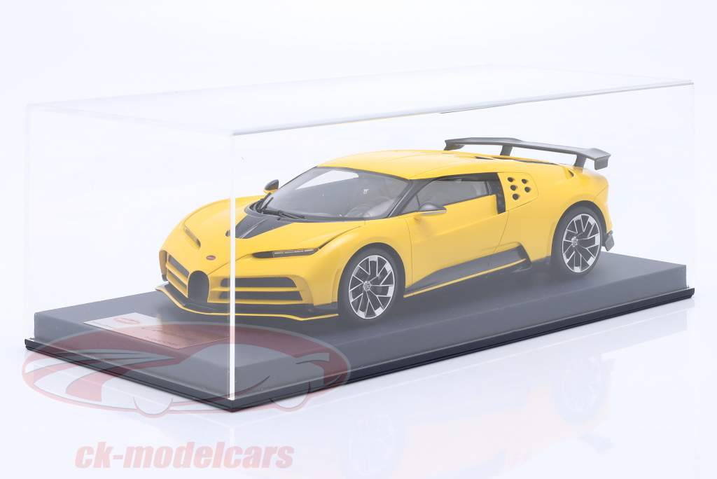 Bugatti Centodieci year 2022 yellow 1:18 LookSmart