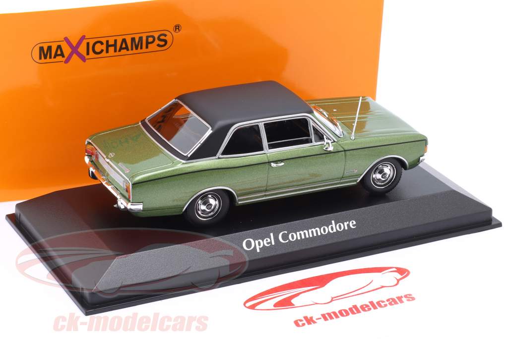 1966 Opel Commodore A Britishgrun Metallic MINICHAMPS 430046160