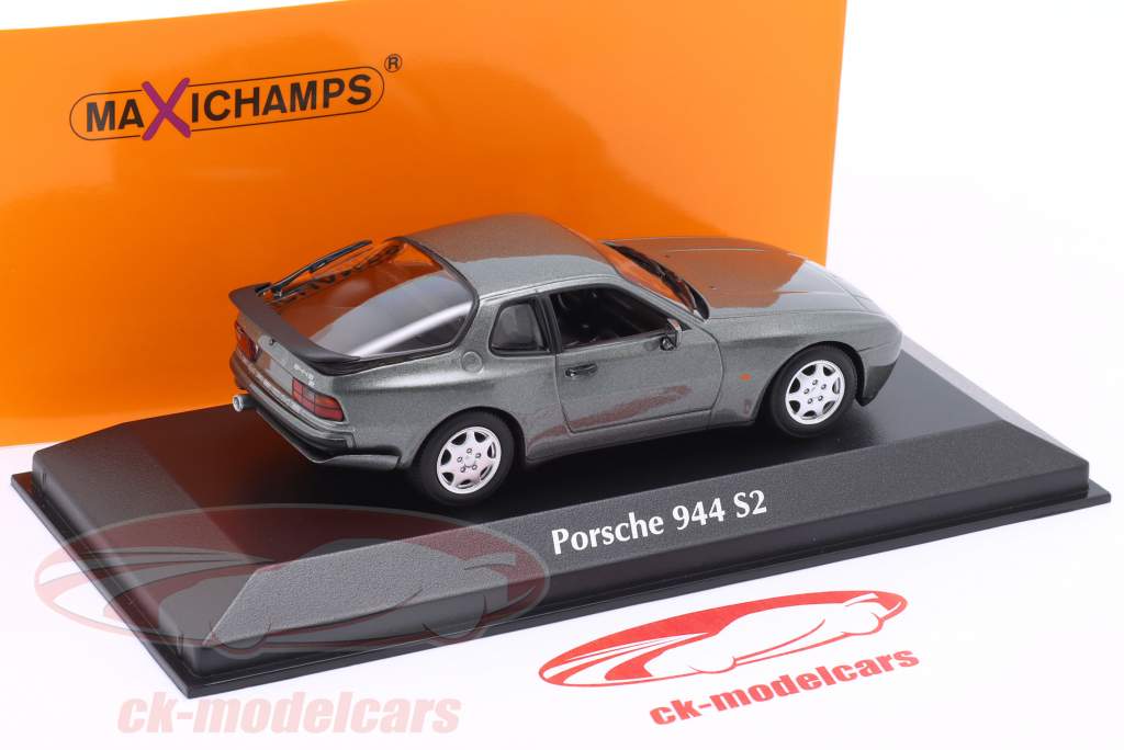 Porsche 944 S2 Anno di costruzione 1989 Grigio metallico 1:43 Minichamps