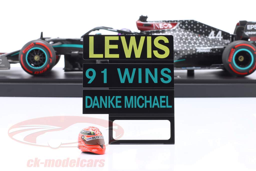 L. Hamilton Mercedes-AMG F1 W11 #44 91-й Win Eifel GP формула 1 2020 1:12 Minichamps