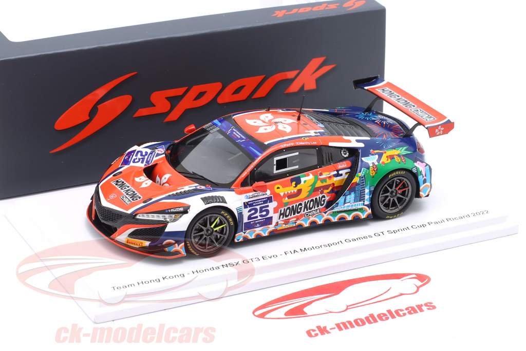 Honda NSX GT3 Evo #25 FIA Motorsport Games Sprint Cup 2022 M. Lee 1:43 Spark