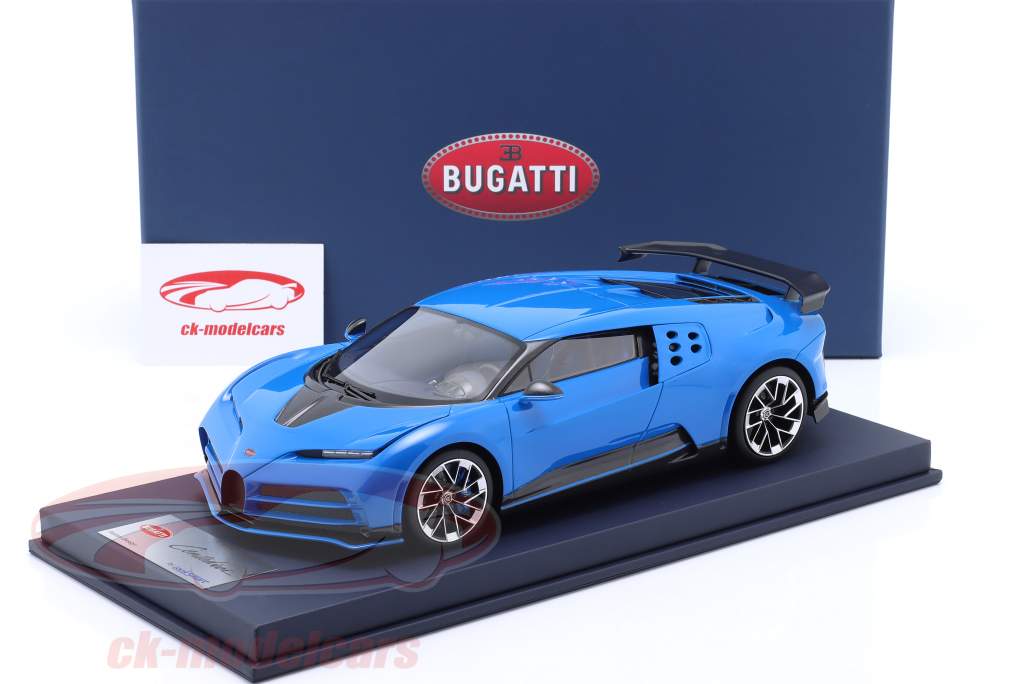 Bugatti Centodieci 建設年 2022 青 1:18 LookSmart