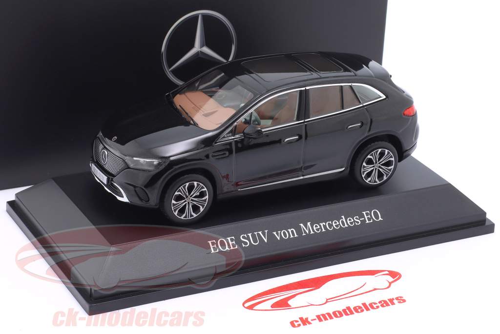 Mercedes-Benz EQE SUV (X294) year 2023 obsidian black 1:43 Spark