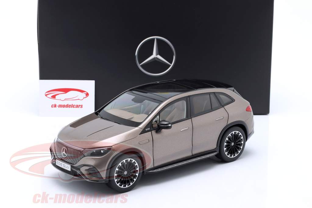Mercedes-Benz EQE SUV (X294) Byggeår 2023 fløjlsbrun metallisk 1:18 NZG