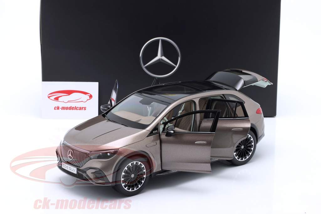 Mercedes-Benz EQE SUV (X294) Año de construcción 2023 marrón terciopelo metálico 1:18 NZG