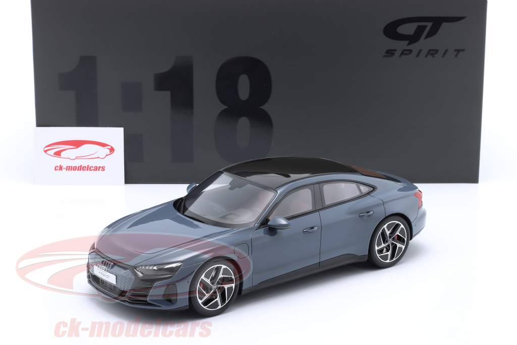 Audi e-tron GT Bouwjaar 2021 kemora Grijs 1:18 GT-Spirit