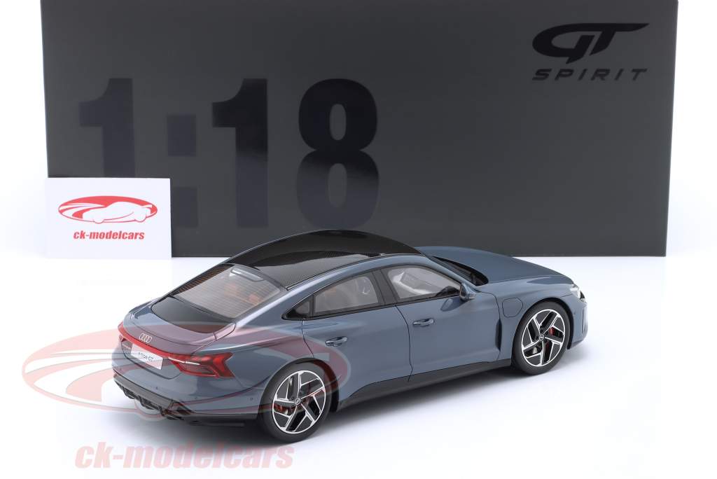 Audi e-tron GT Année de construction 2021 kemora Gris 1:18 GT-Spirit