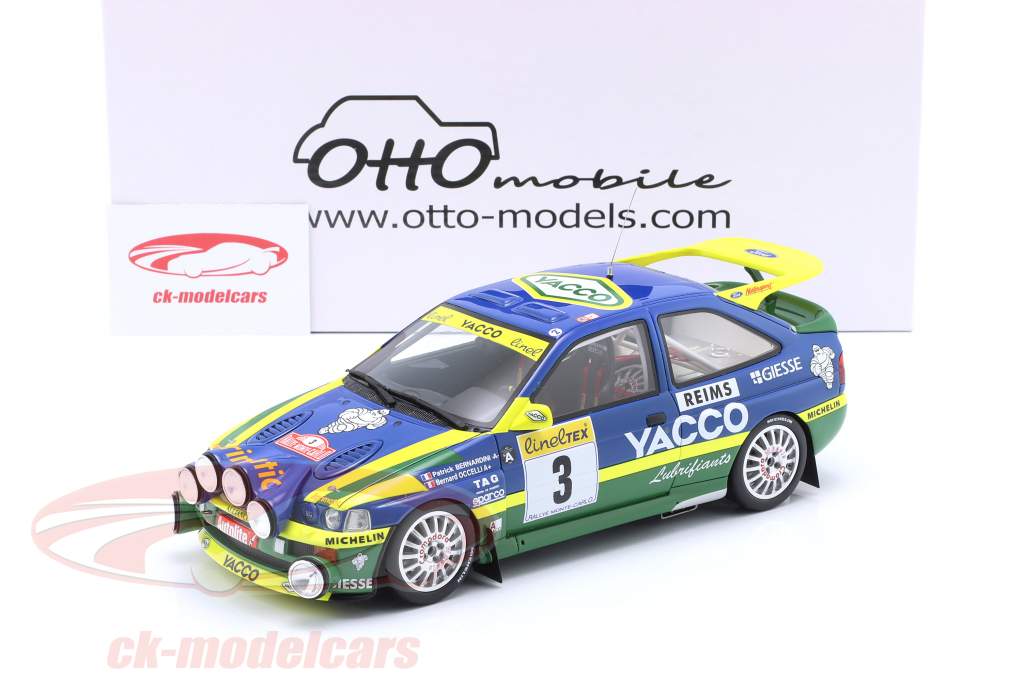 Ford Escort RS Cosworth #3 gagnant se rallier Monte Carlo 1996 1:18 OttOmobile