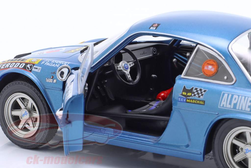 Modèle Réduit Alpine A110 1600S #6 Rallye Monte-Carlo 1972 – 1/18 Par Solido | Andruet-Pagani, Boîte Collector