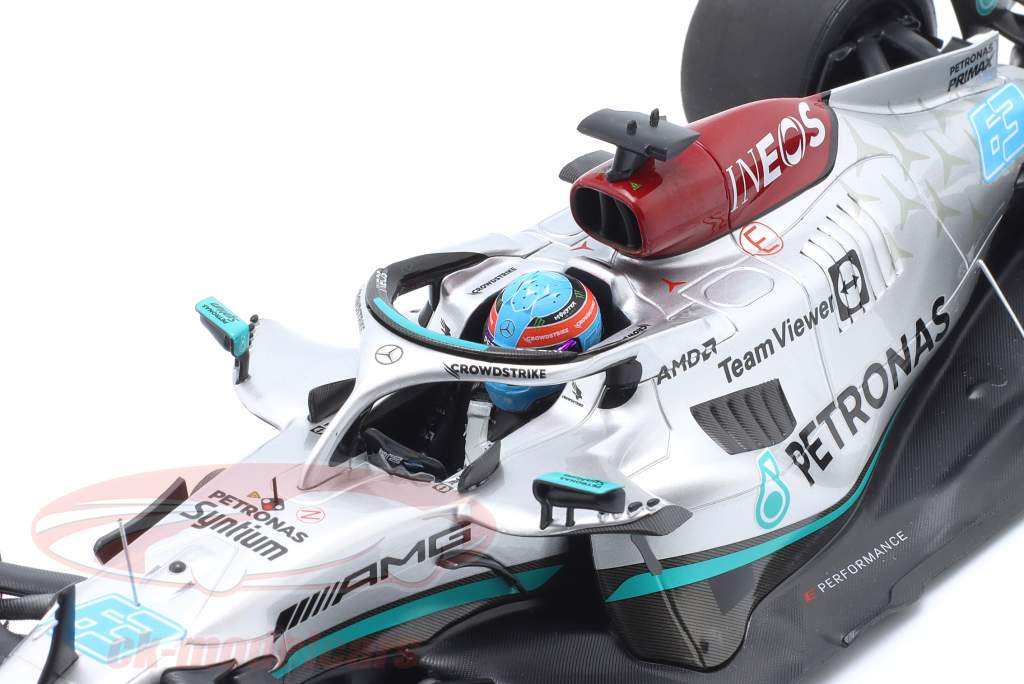 G. Russell Mercedes-AMG F1 W13 #63 1st F1 Win Brazilian GP Formula 1 2022 1:18 Minichamps