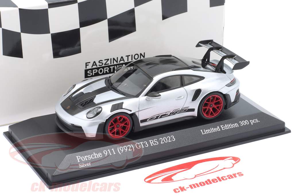 PORSCHE 911 (992) GT3 Rs Weissach Pacchetto 2024 Giallo Modello 1:18
