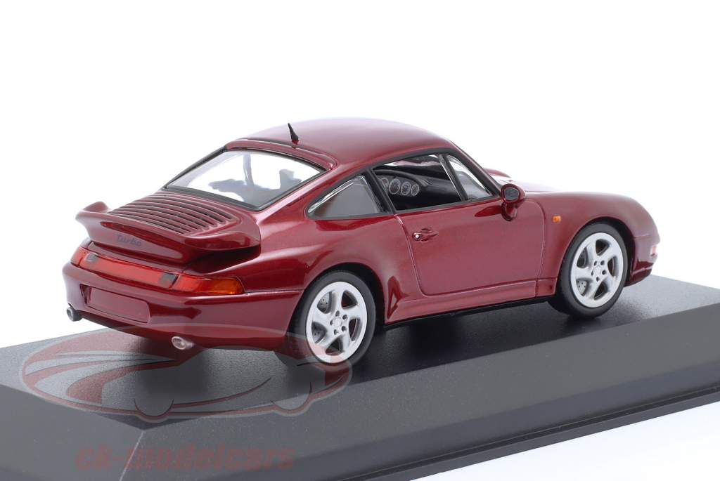 Porsche 911 (993) Turbo Année de construction 1995 rouge métallique 1:43 Minichamps
