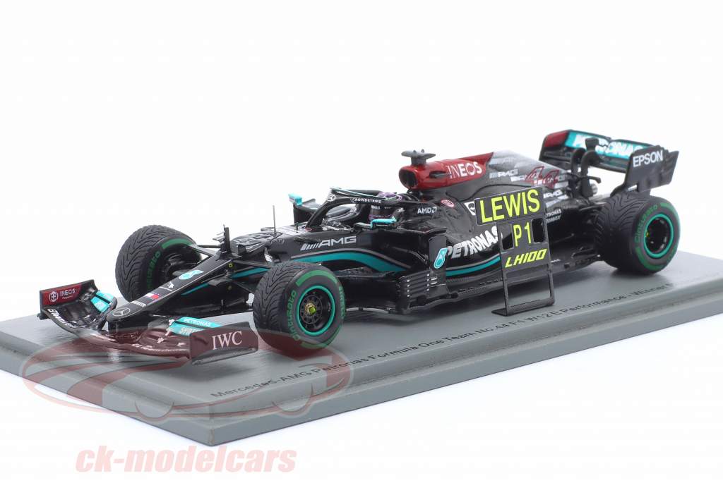L. Hamilton Mercedes-AMG F1 W12 #44 100 victoria del GP Sotchi fórmula 1 2021 1:43 Spark