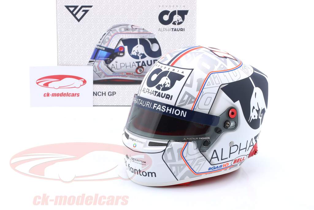 Pierre Gasly #10 Scuderia Alpha Tauri Французский GP формула 1 2022 шлем 1:2 Bell