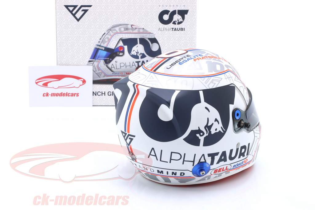 Pierre Gasly #10 Scuderia Alpha Tauri Французский GP формула 1 2022 шлем 1:2 Bell