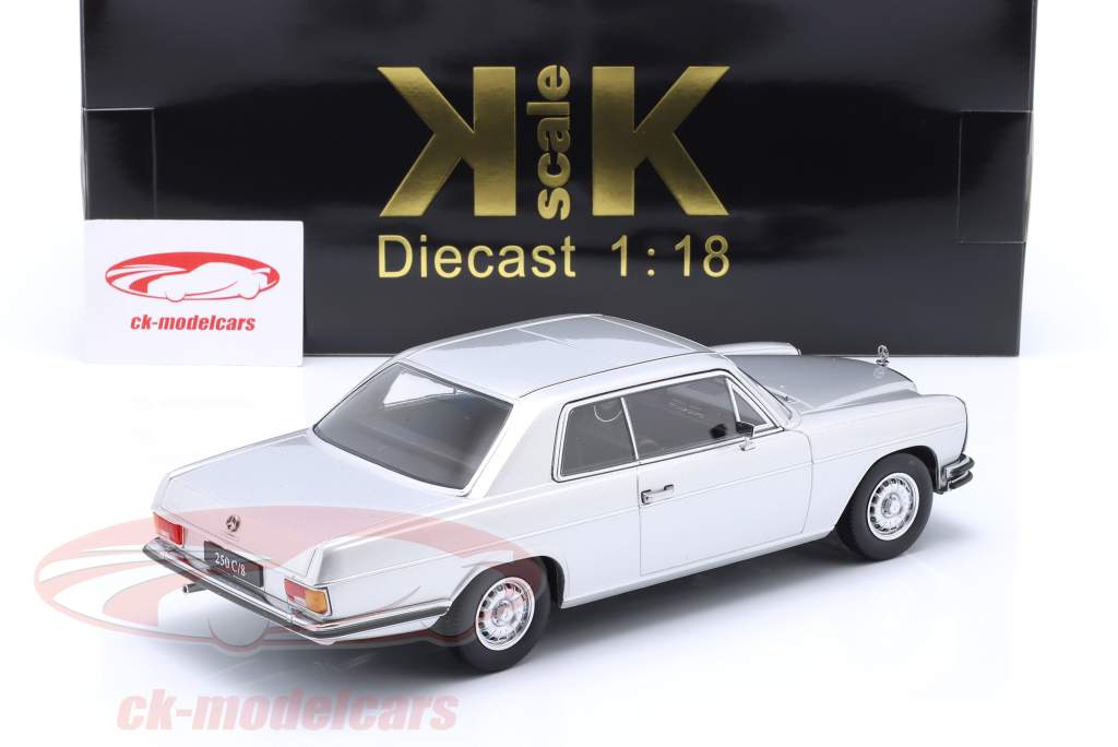 Mercedes-Benz 250C/8 W114 Coupe 建设年份 1969 银 1:18 KK-Scale