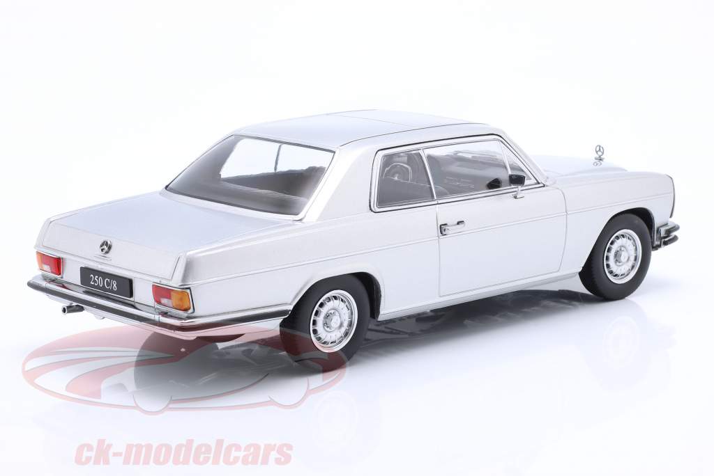 Mercedes-Benz 250C/8 W114 Coupe year 1969 silver 1:18 KK-Scale