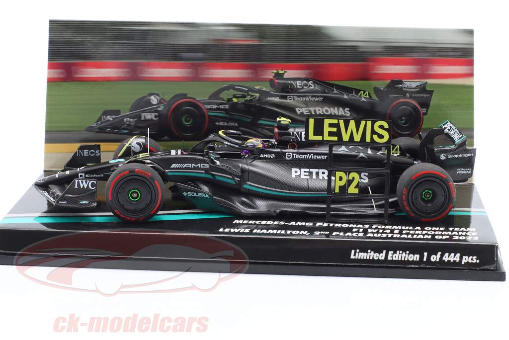 L. Hamilton Mercedes-AMG F1 W14 #44 2nd Australian GP Formula 1 2023 1:43 Minichamps