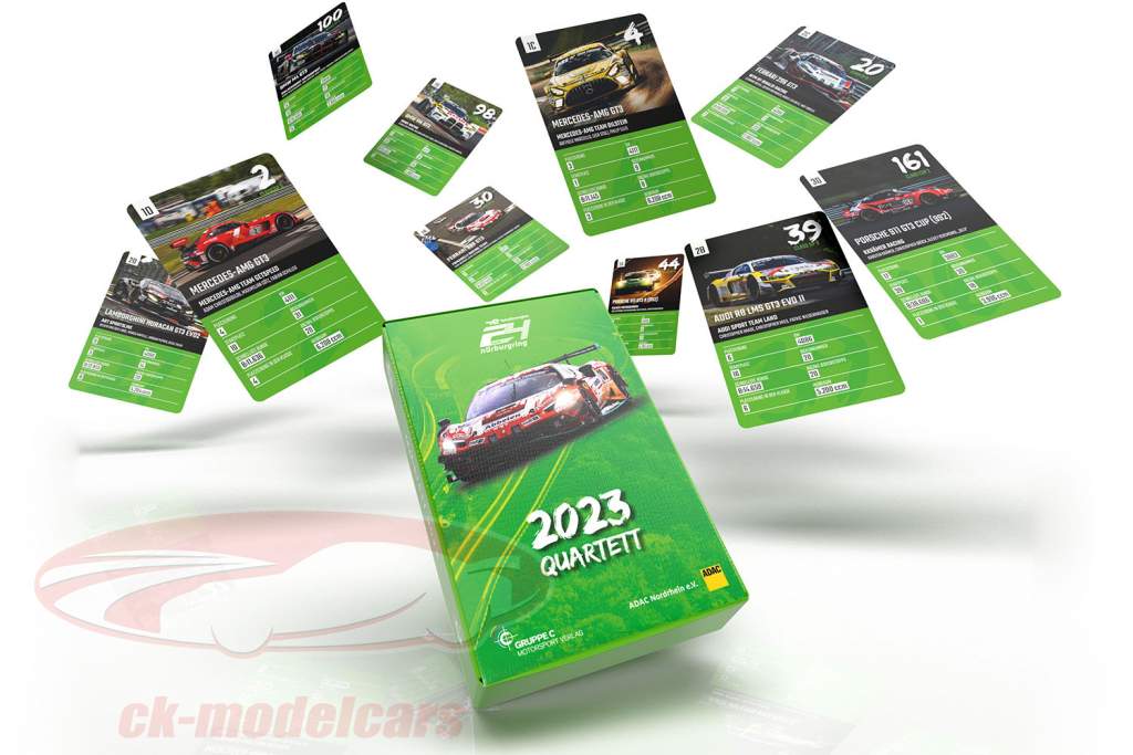 kvartet 24h Nürburgring 2023 (52 Kort) Gruppe C Motorsport Verlag