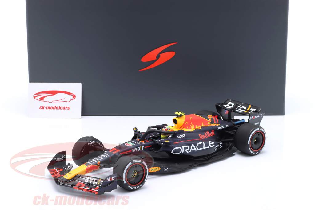 S. Perez Red Bull RB19 #11 ganhador Arábia Saudita GP Fórmula 1 2023 1:18 Spark