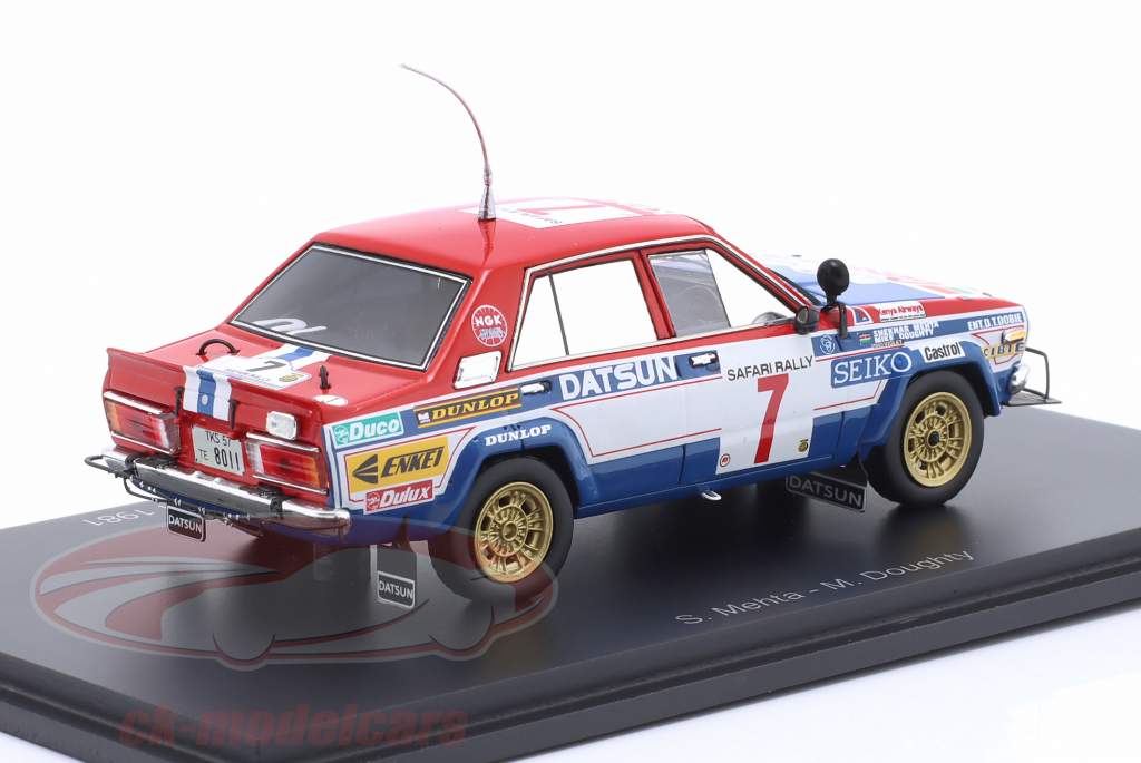 Datsun Violet GT #7 Winner Rallye Safari 1981 Mehta, Doughty 1:43 Spark