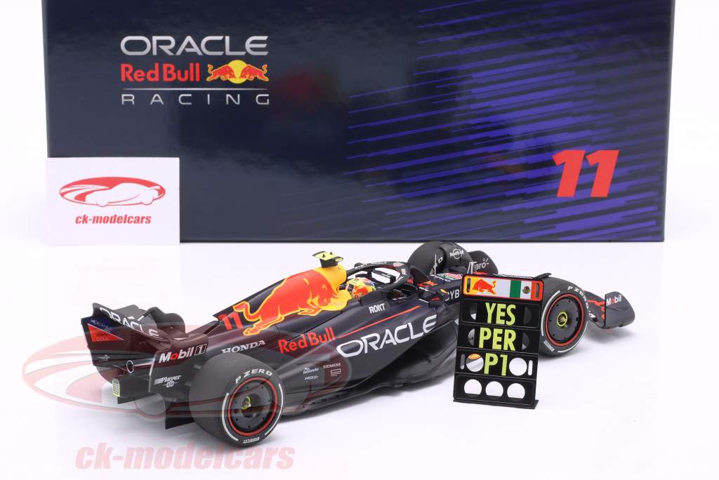 S. Perez Red Bull RB19 #11 Sieger Saudi-Arabien GP Formel 1 2023 1:18 Minichamps