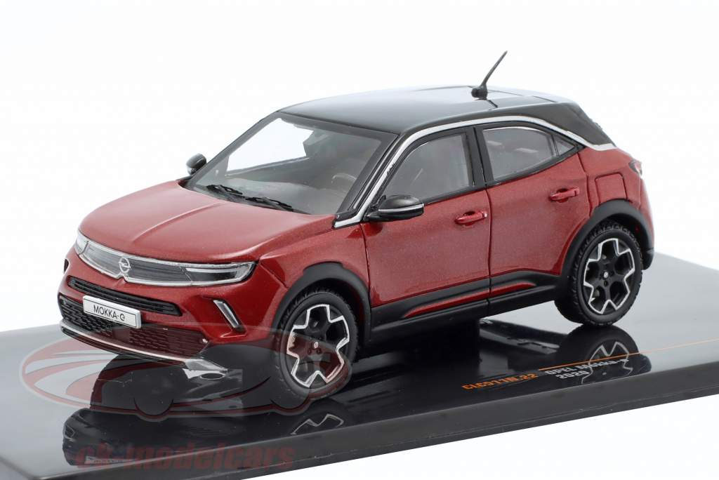 Opel Mokka-e year 2020 dark red metallic 1:43 Ixo