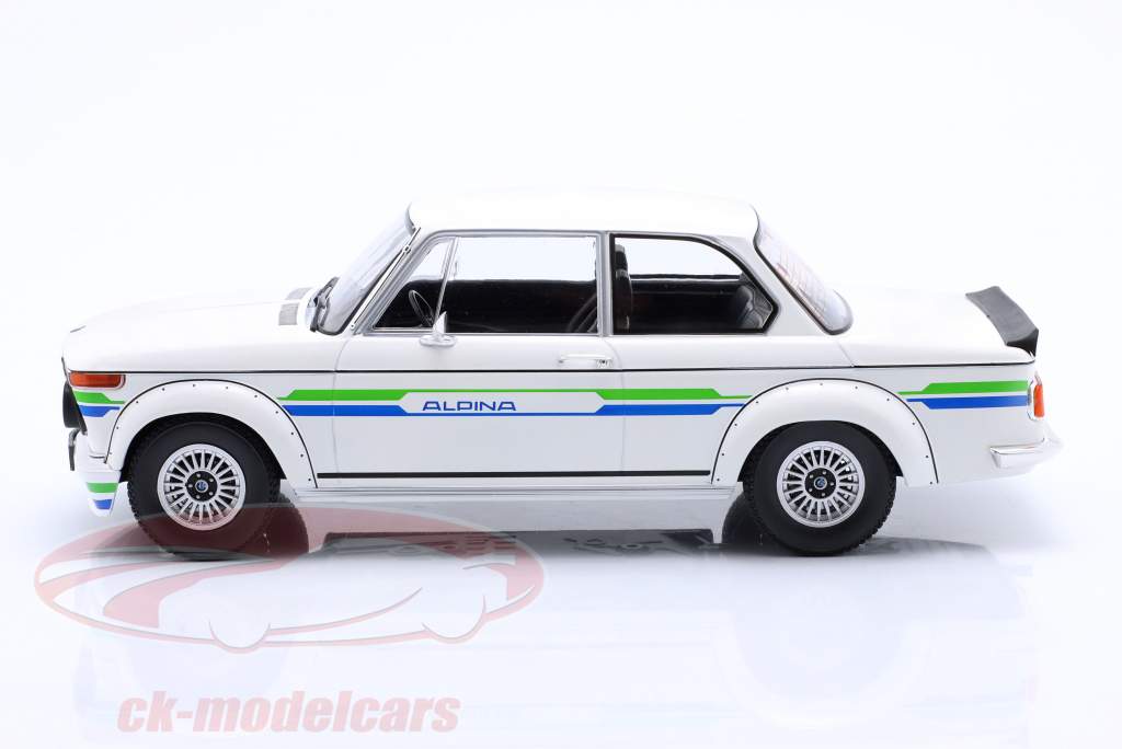ModelCarGroup 1:18 BMW 2002 Alpina Baujahr 1973 weiß / Dekor 