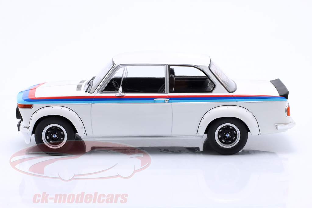 BMW 2002 Turbo Ano de construção 1973 branco / decoração 1:18 Model Car Group