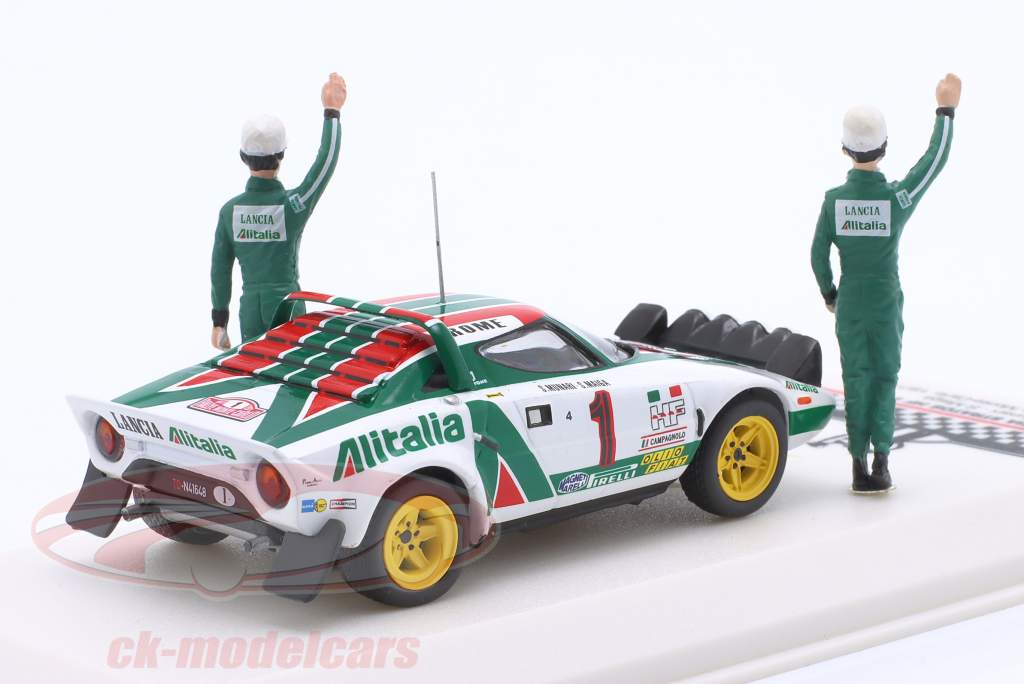 Lancia Stratos HF #1 vinder Rallye Monte Carlo 1977 med tegn 1:43 Ixo