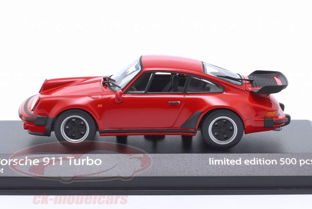 Porsche 911 (930) Turbo Año de construcción 1977 rojo 1:43 Minichamps