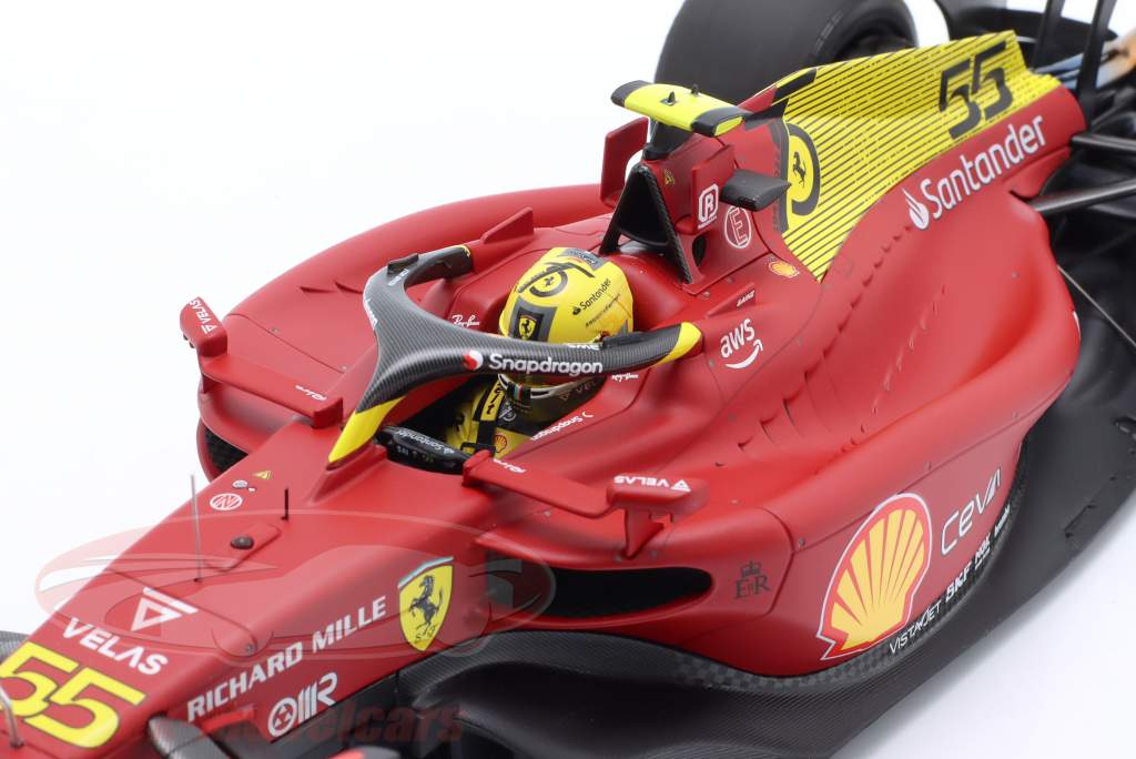 Carlos Sainz Jr. Ferrari F1-75 #55 4th Italien GP Formel 1 2022 1:18 BBR